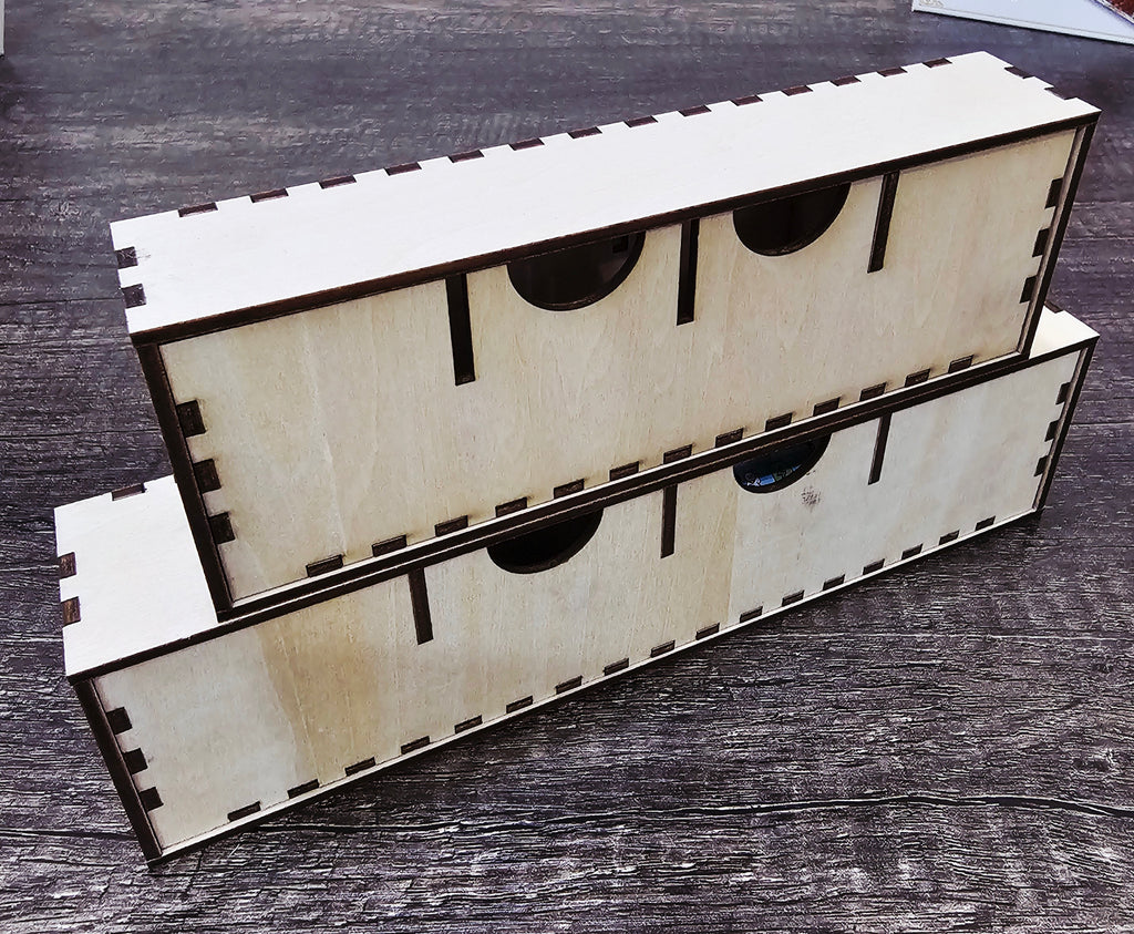 Let's Go To Japan Board Game Wooden Organizer Insert - Vertical Storage Compatible