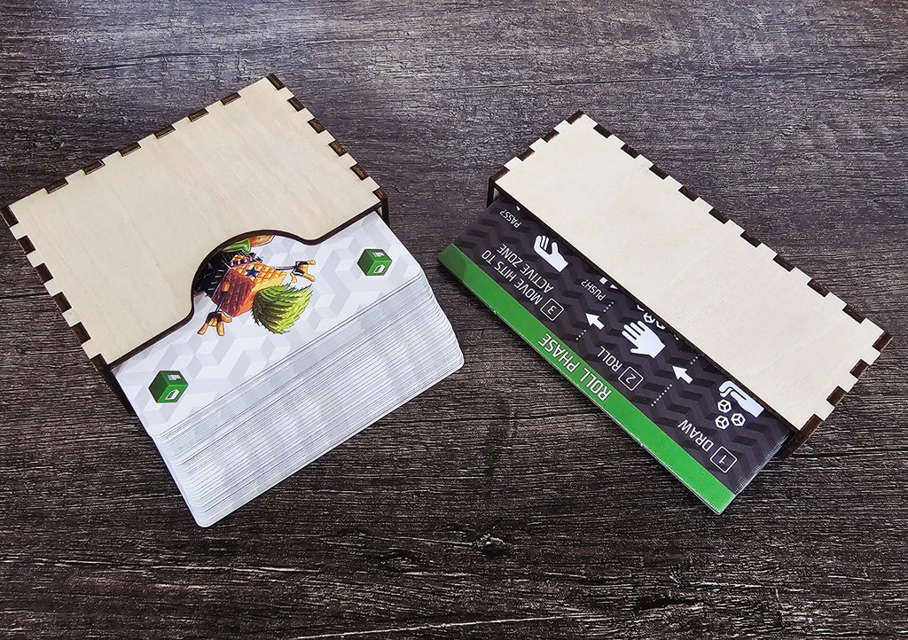 Cubitos Board Game Wooden Organizer Insert - Vertical Storage Compatible